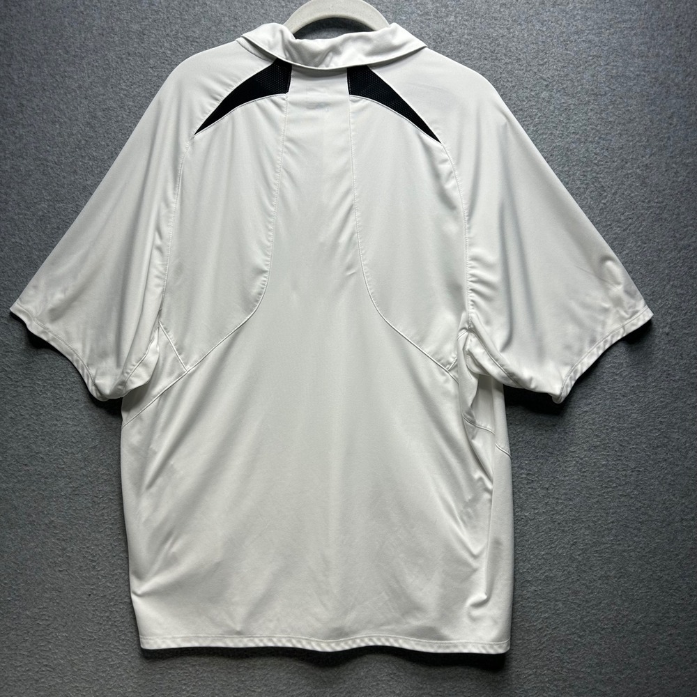 Nike Polo Shirt Performance Mens L White Athletic Gorpcore Minimalist - Picture 6 of 8